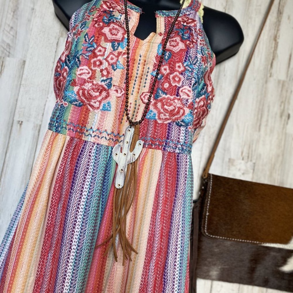 Savannah Jane Embroidery Saddle Dress